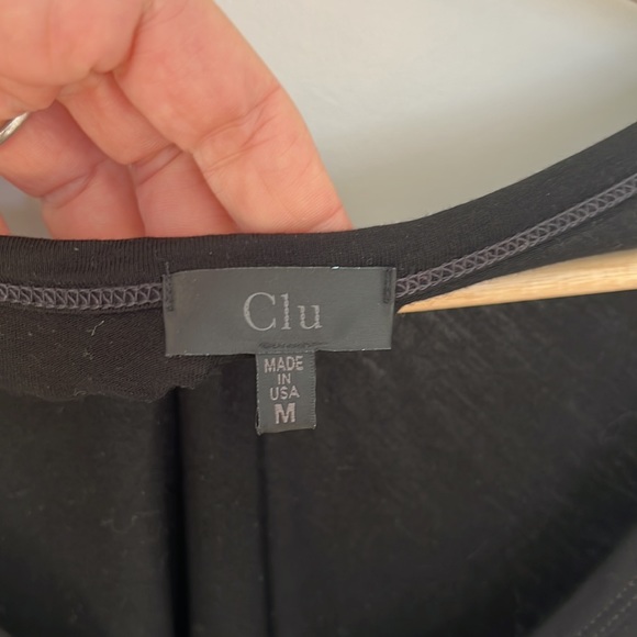 Clu Black Side Knot Jersey Dress - Picture 3 of 5